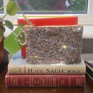 Kate Spade Multicolor Glitter Wristlet